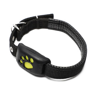 2G GSM GPRS Yellow Paw Black Tracking Device for Dogs