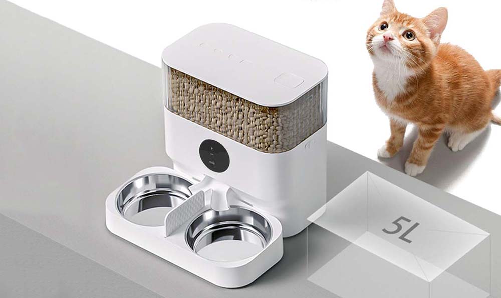 automatic cat food feeder