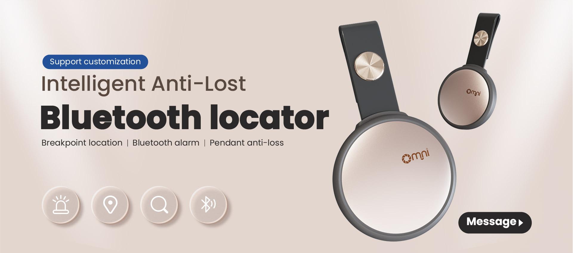 OMNI PETLIFE Mini Bluetooth Tracker